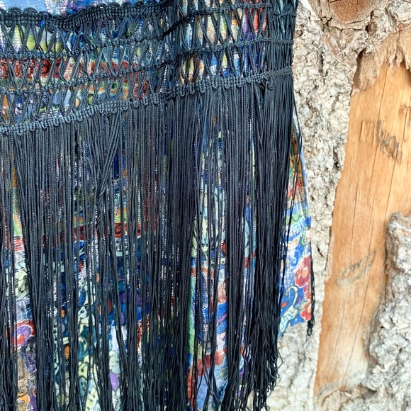 Vintage 60’s | Metallic | Tassle | Women’s Size Medium | Prom | Dress - Picture 8 of 9